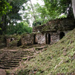 Ruinen von Yaxchilan im Dschungel von Chiapas