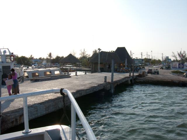Fährhafen auf der Isla Holbox