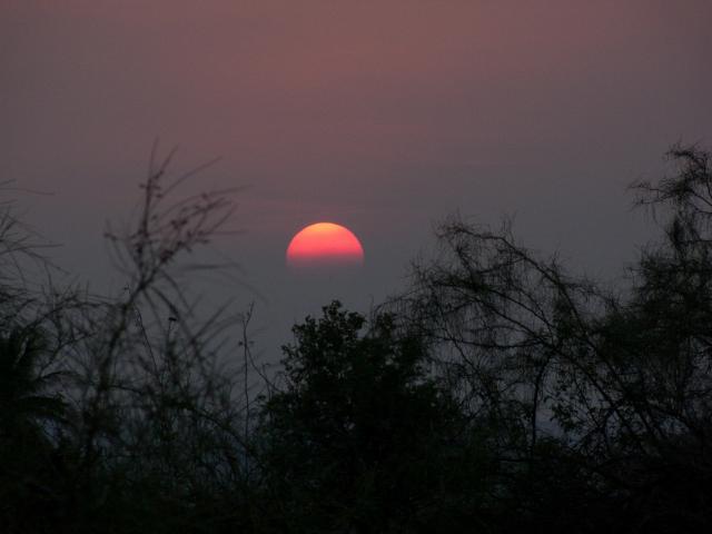Sonnenuntergang in Tehuantepec