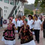 Prozession und Fiesta Mexicana in Huatulco-15