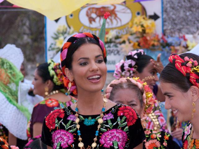 Prozession und Fiesta Mexicana in Huatulco-21