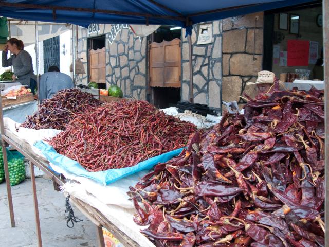 Markt bei La Quemada