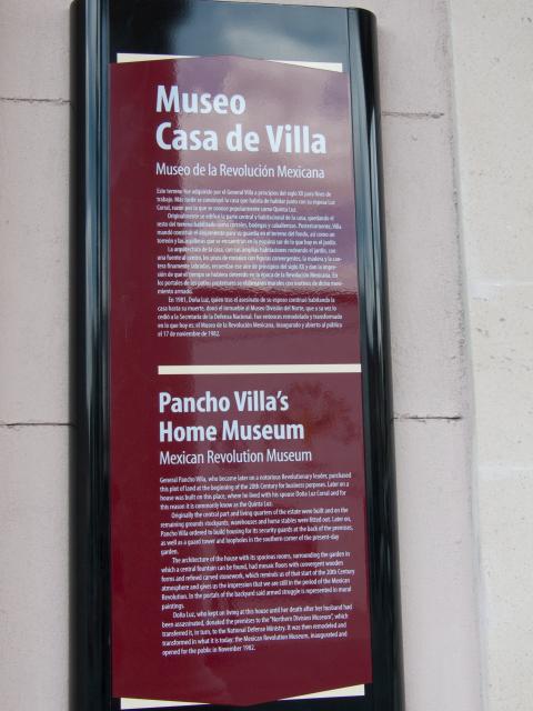 Museum Pancho Villa in der Villa Quinta Luz-20