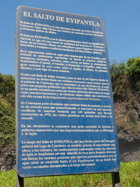 Wasserfall El Salto de Eyipantla