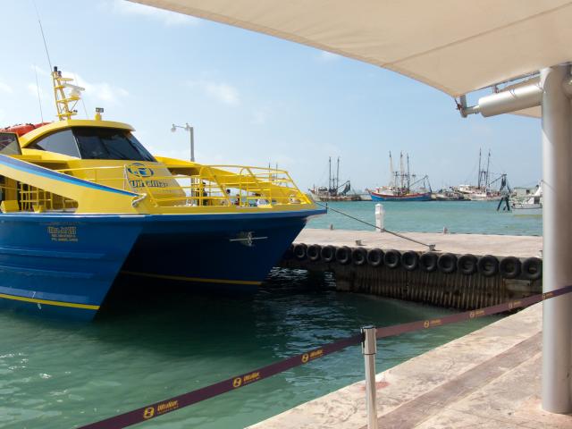 Fährhafen Cancun für die Fahrt zur Isla Mujeres-4