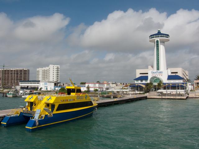 Fährhafen Cancun für die Fahrt zur Isla Mujeres-5
