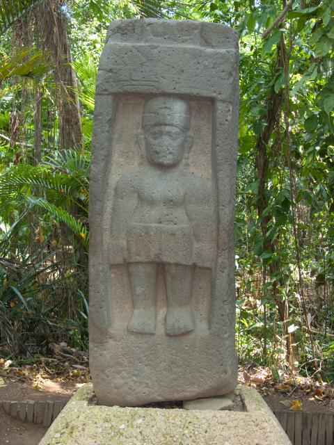 La Venta Park - archäologische Artefakte der Olmekenkultur-30