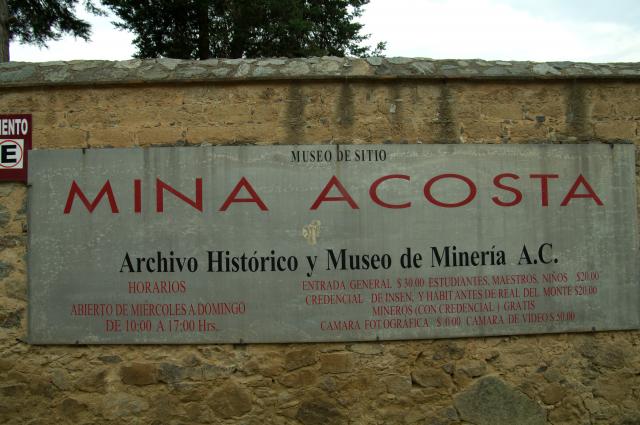 Mine Acosta in Real del Monte