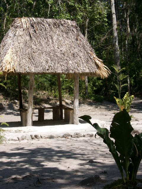 Rastplatz in Calakmul
