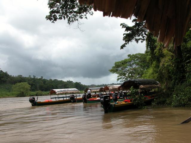Bootsfahrt auf dem Fluss Usumacinta