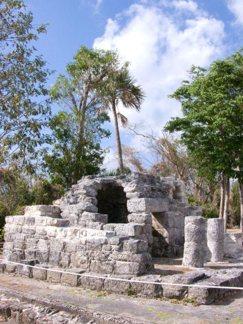 Ruinen der achäologischen Zone San Gervasio auf der Insel Cozumel-16