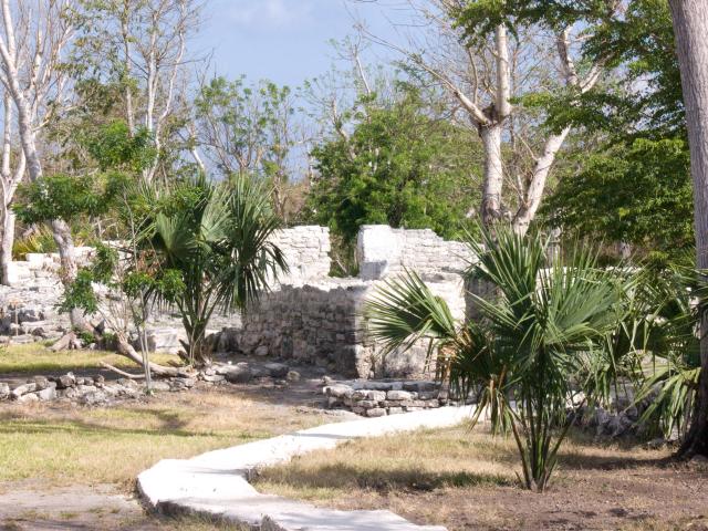 Ruinen der achäologischen Zone San Gervasio auf der Insel Cozumel-17