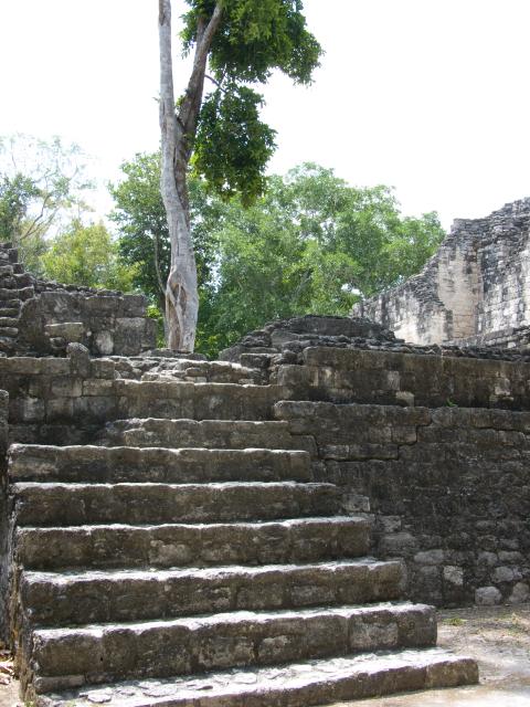 Treppe in Becan