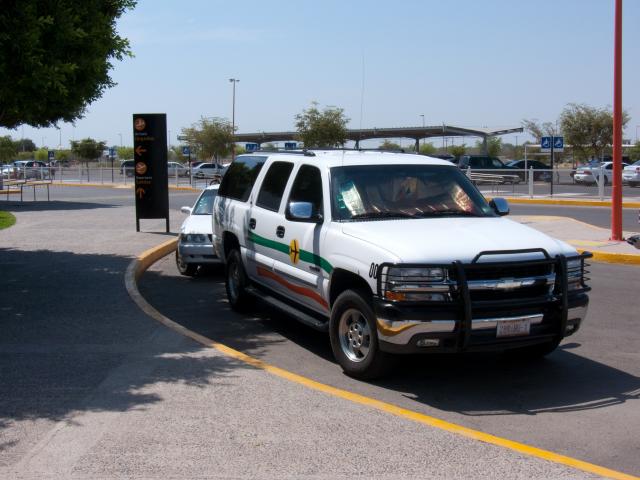 Taxis am Flughafen von Los Mochis
